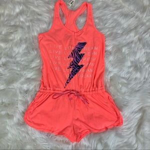 Aeropostale Orange Romper